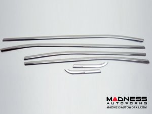 Jeep Renegade Window Trim Cover Kit - 6 piece - Stainless Steel - 2015-2024